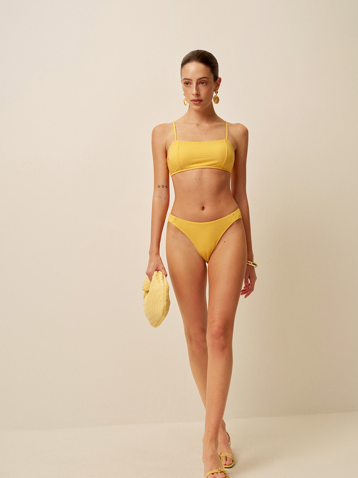 Yuvarlak Yaka Bikini Takımı