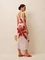 Korse Tarzı Tek Parça Mayo ve Mayo Eteği Pareo Takımı