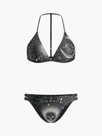 Astroloji Desenli Halter Bikini Takımı