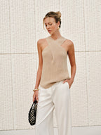 Halter Yaka Bluz