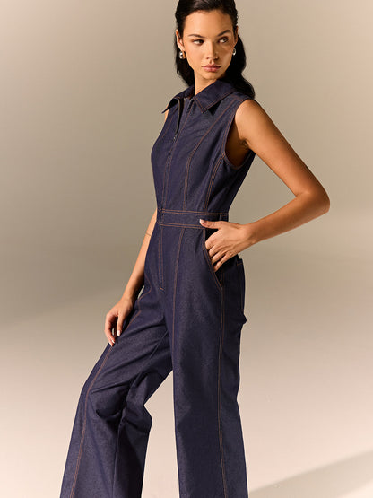 fermuarlı jumpsuit midi elbise