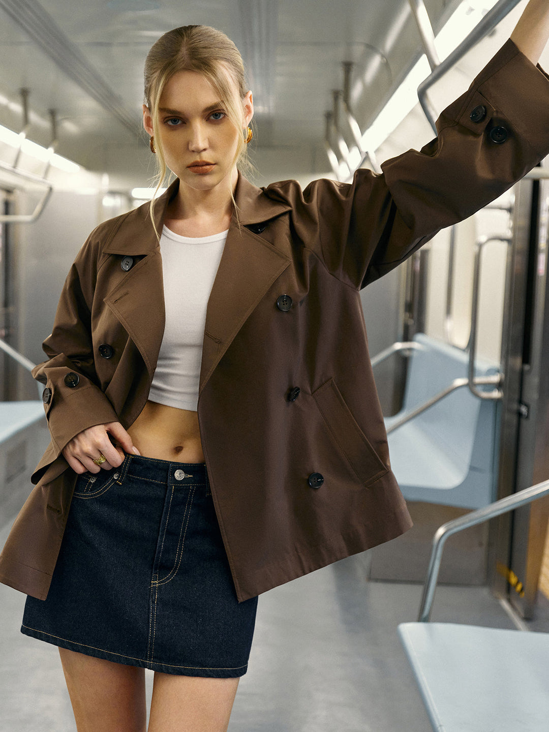 Düğme detaylı ceket