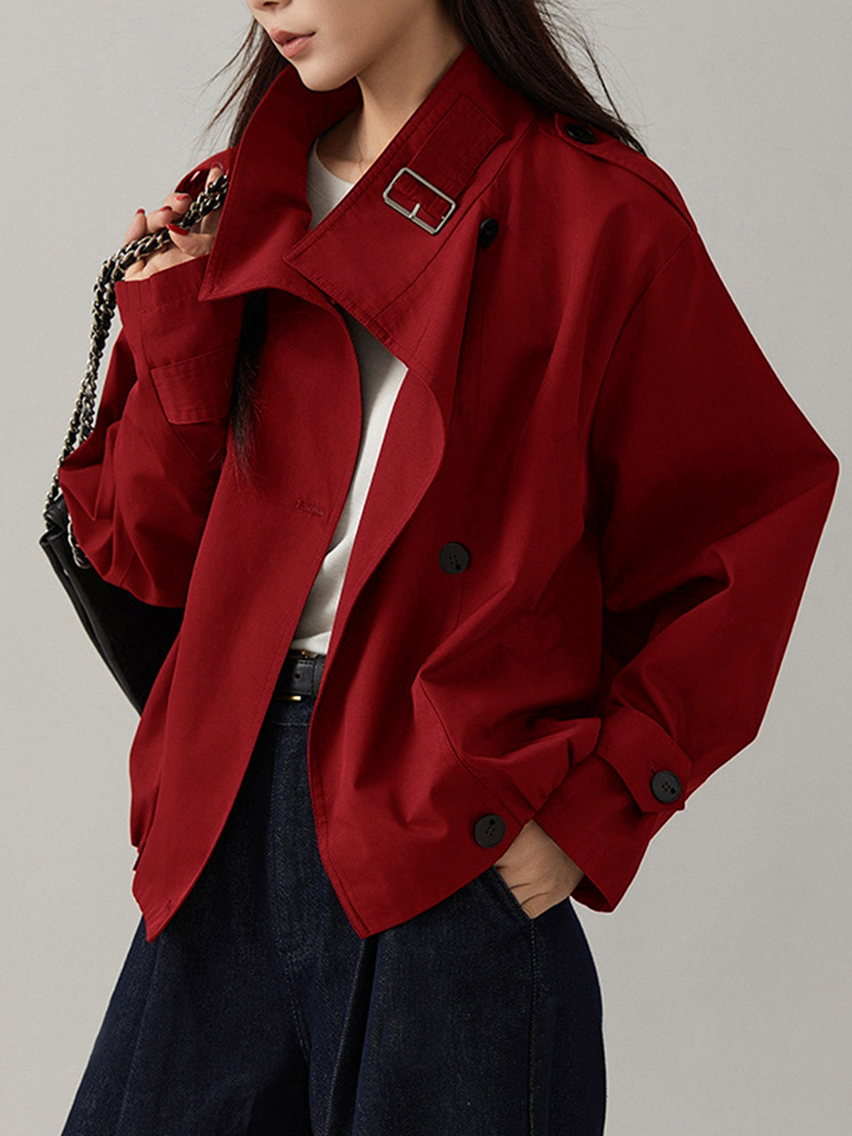 Retro trençkot mont