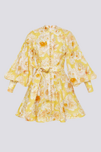 Çiçekli Mini Elbise