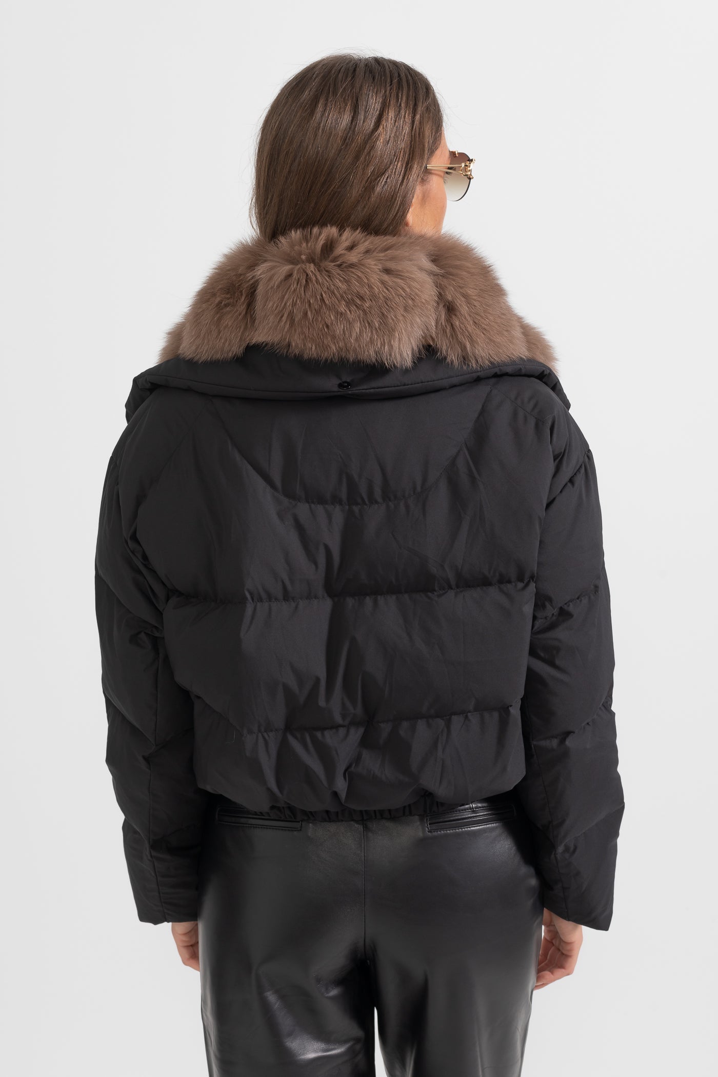 kürk detay puffer mont