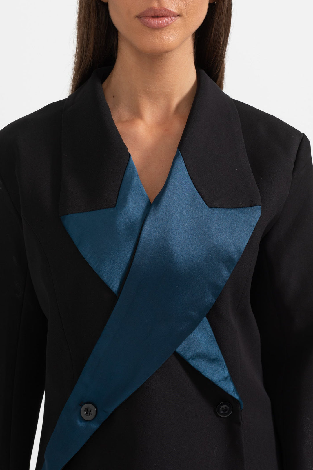 Yıldız detaylı blazer ceket