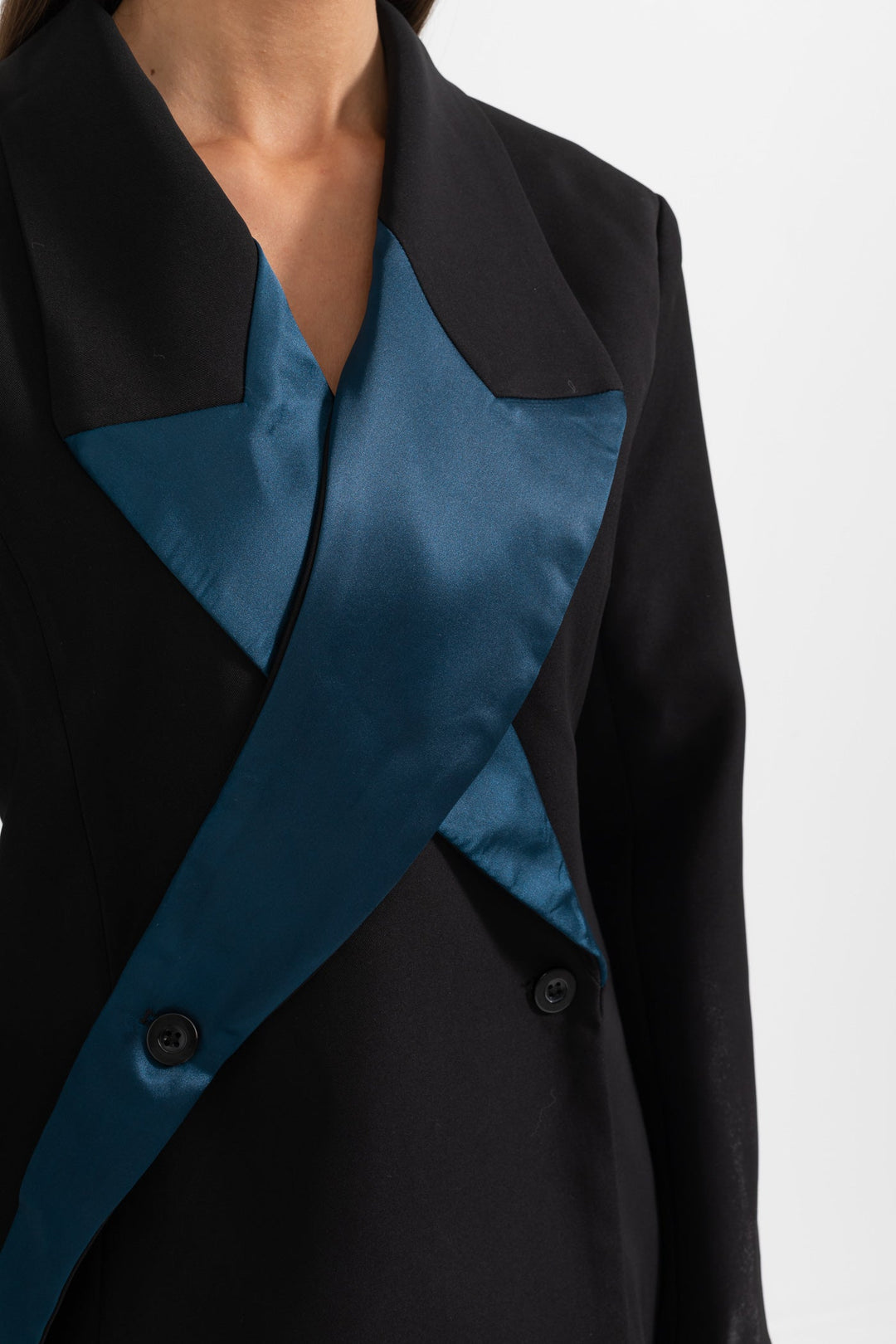 Yıldız detaylı blazer ceket