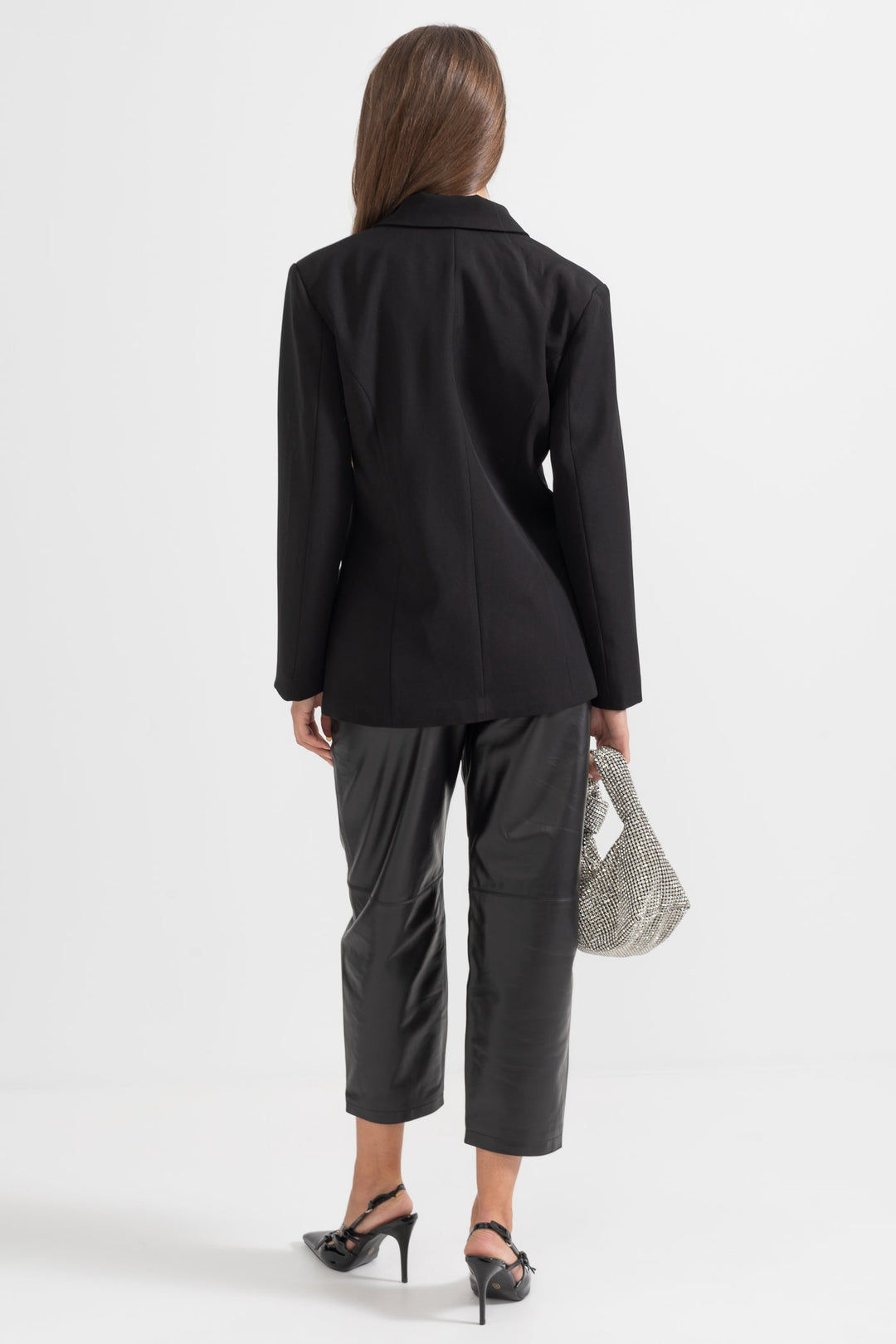 Yıldız detaylı blazer ceket