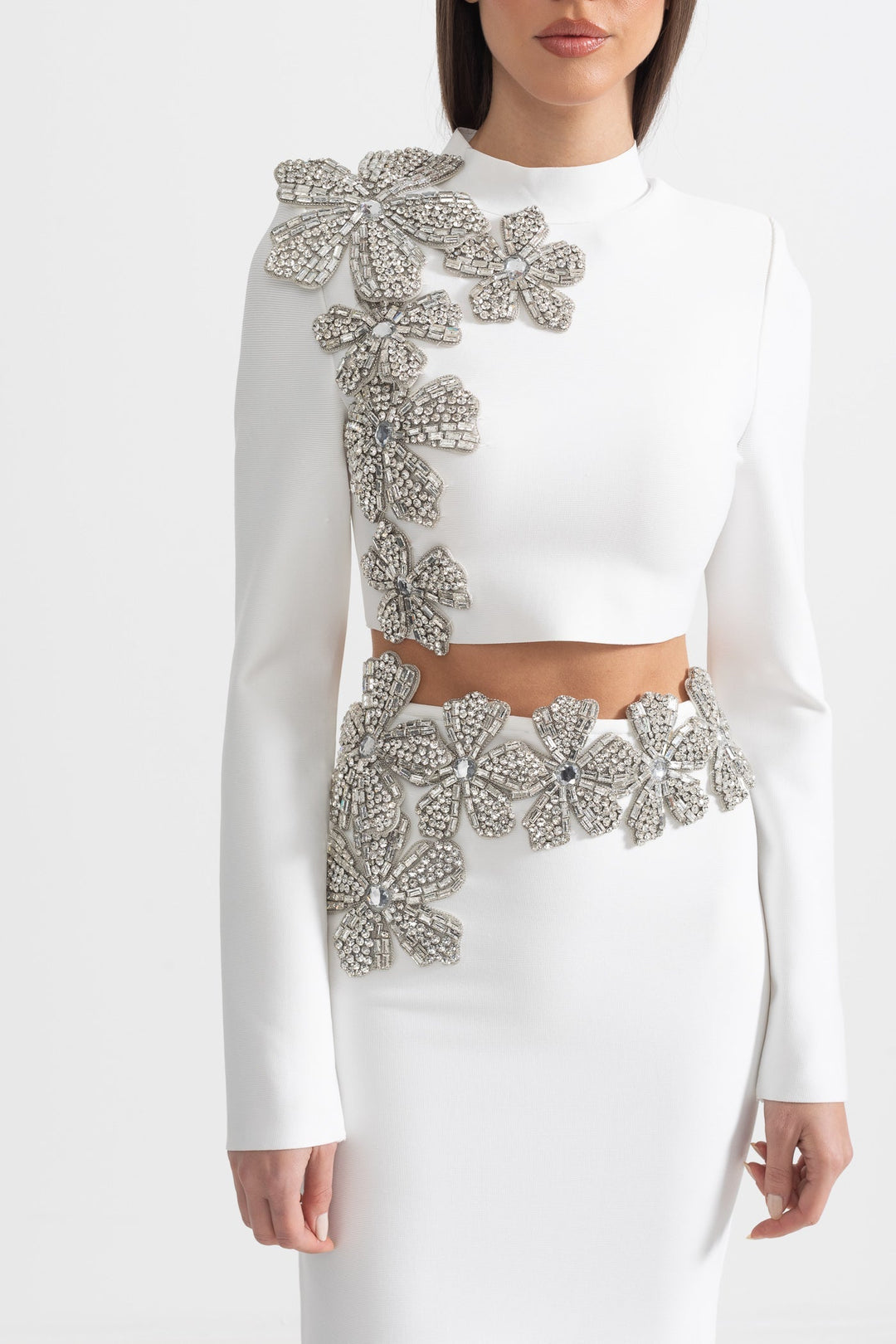 Uzun Kollu Üst ve Uzun Etek Takımı