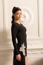 Süslemeli Maksi Elbise