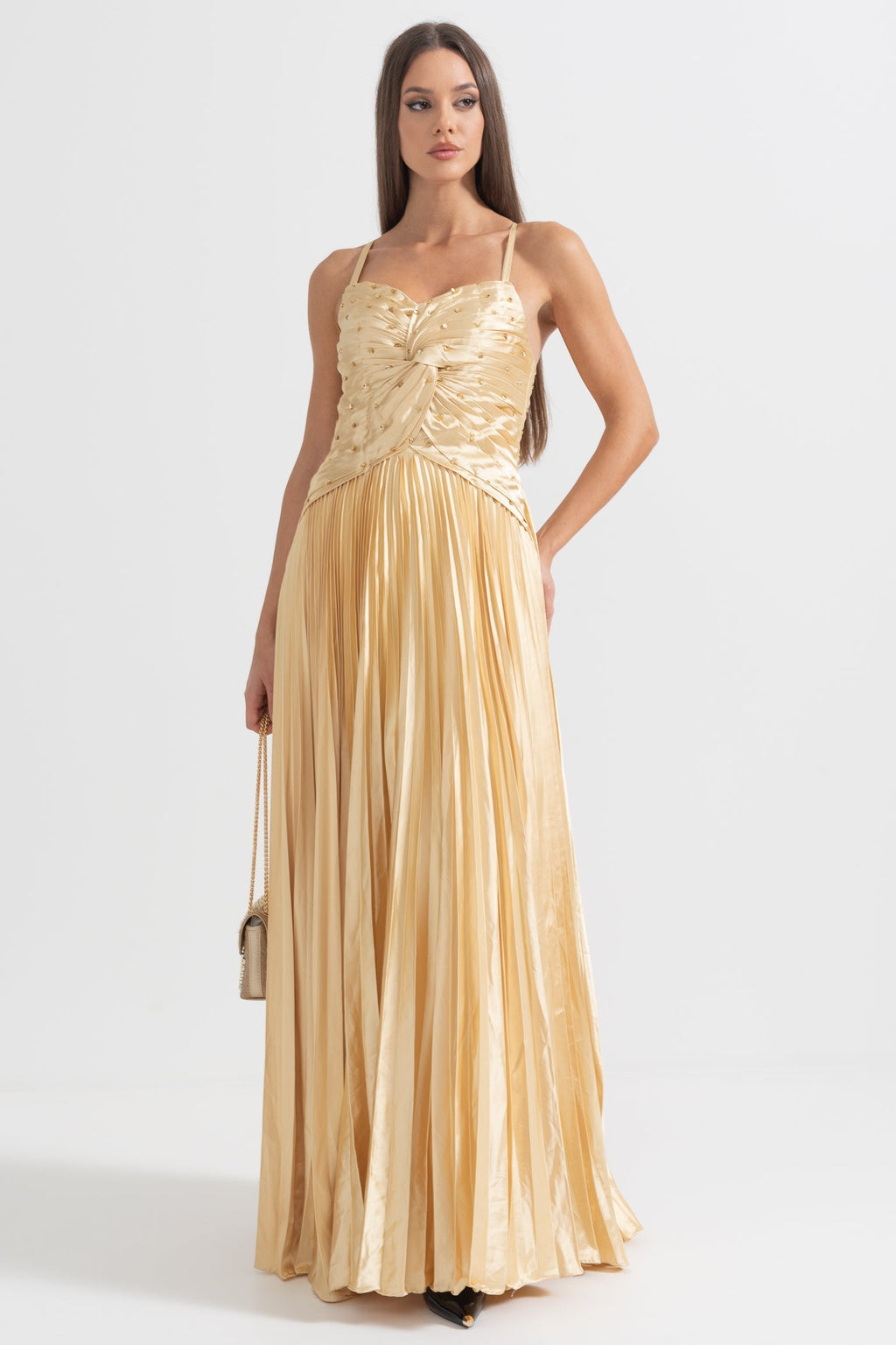 Sırt Dantel Detaylı Elbise