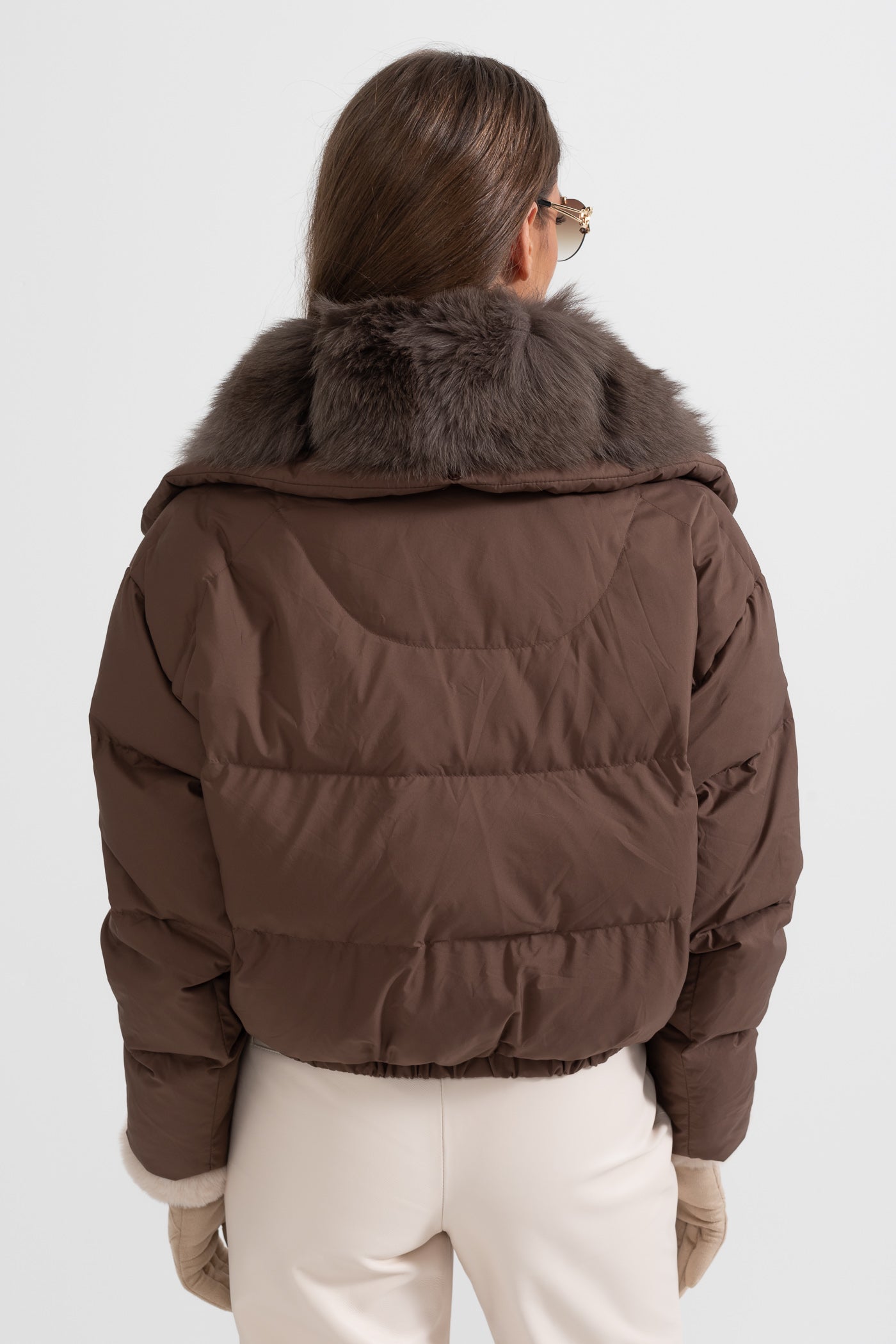 kürk detay puffer mont