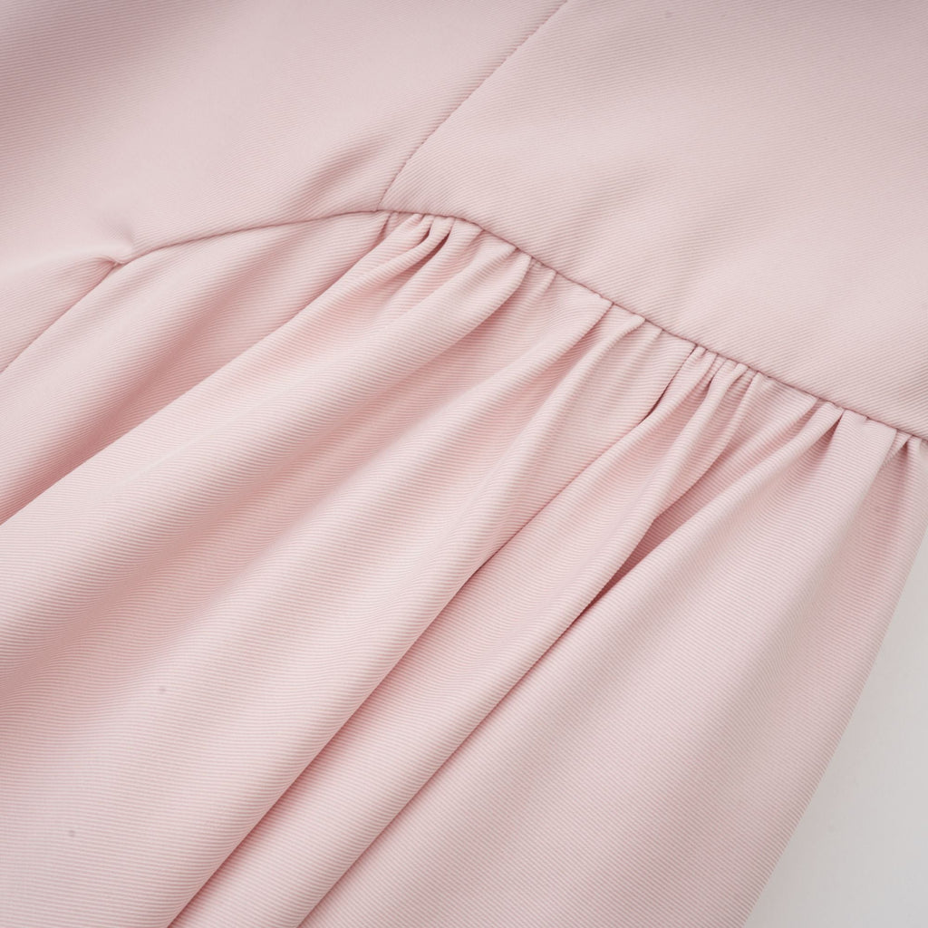 Soleil pileli midi elbise