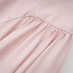 Soleil pileli midi elbise