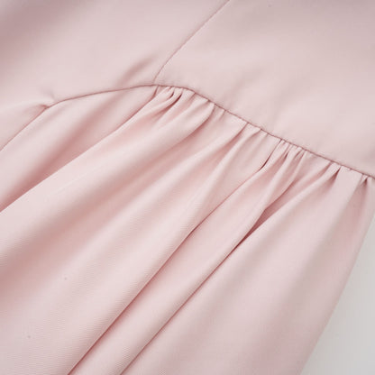 Soleil pileli midi elbise
