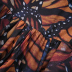 Coralie kelebek midi elbise