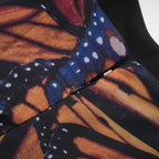 Coralie kelebek midi elbise