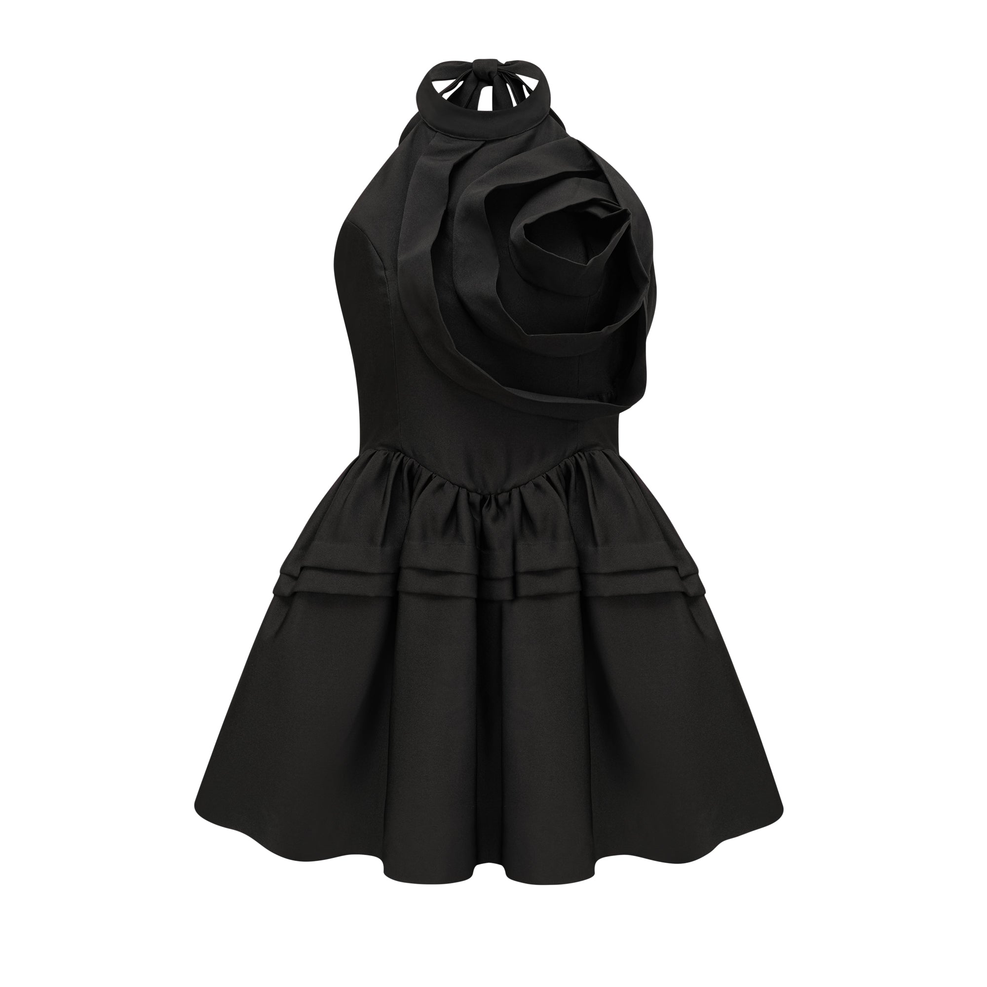 Stefania aplikeli mini elbise