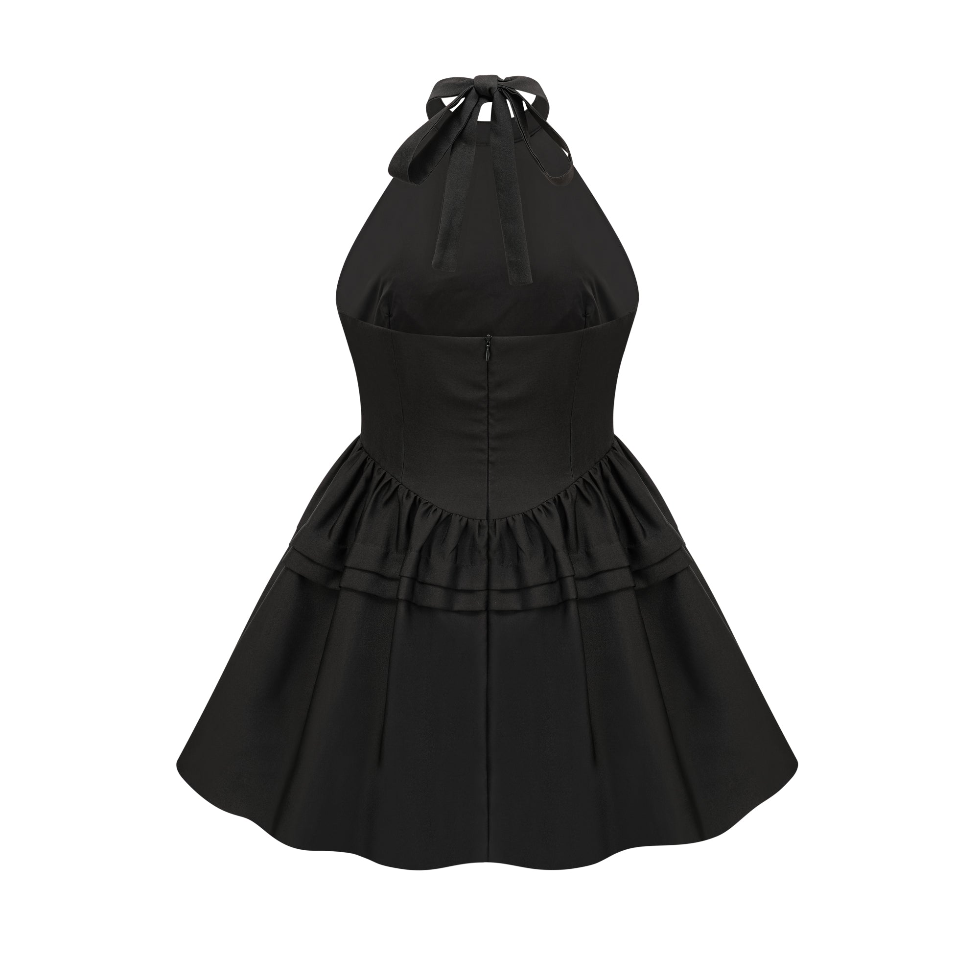 Stefania aplikeli mini elbise