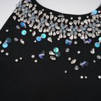 Fionula kristal mini elbise