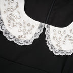 Delilah kristal mini elbise