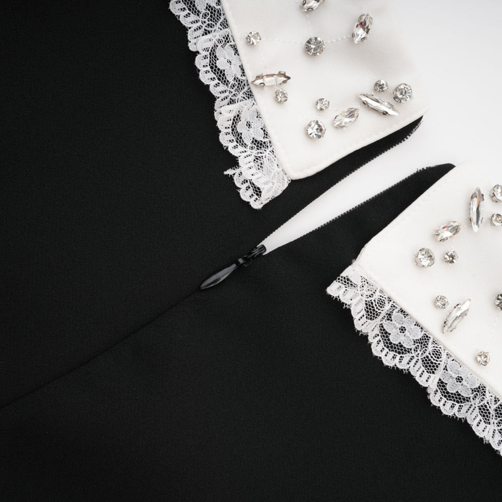 Delilah kristal mini elbise