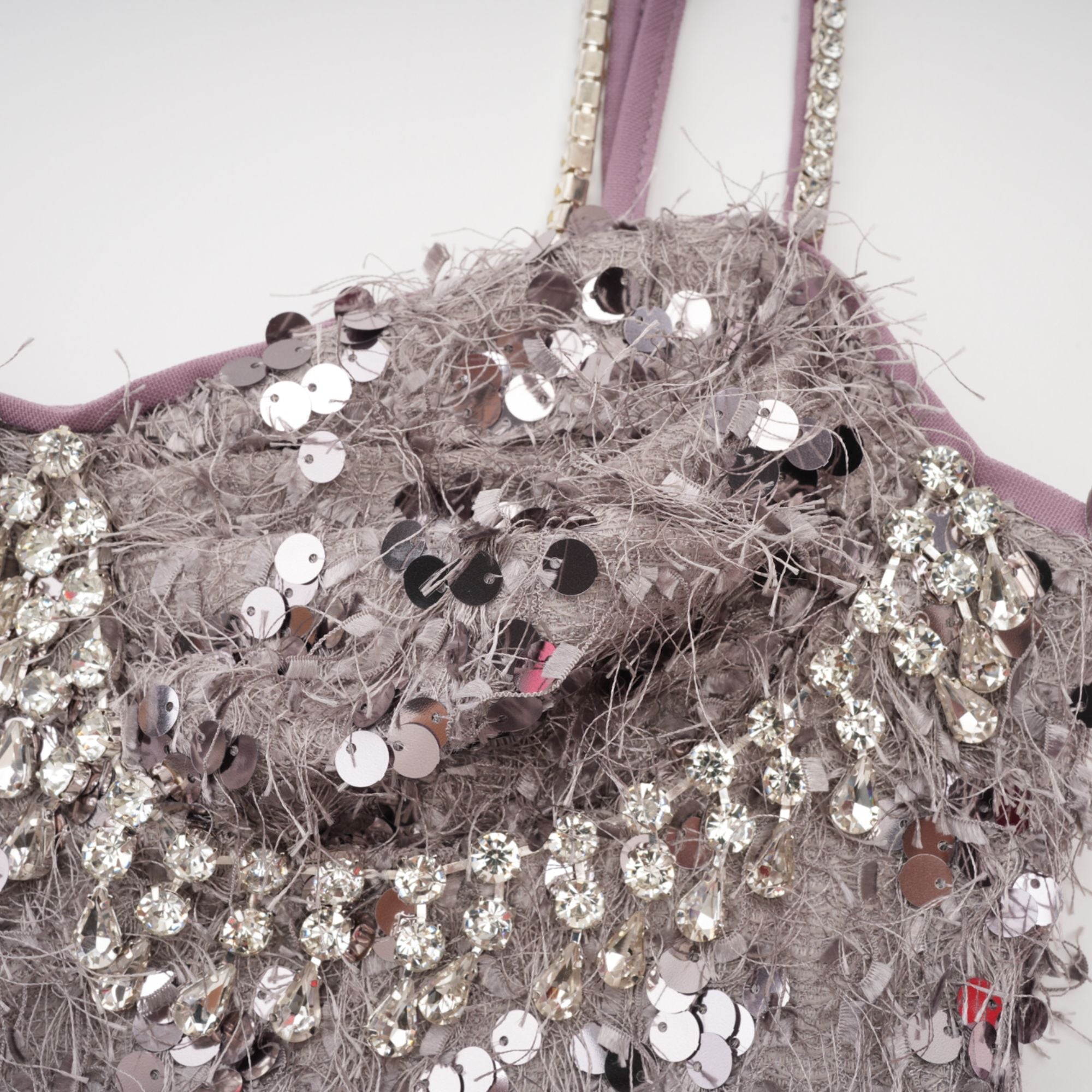 Lucena süsleme mini elbise