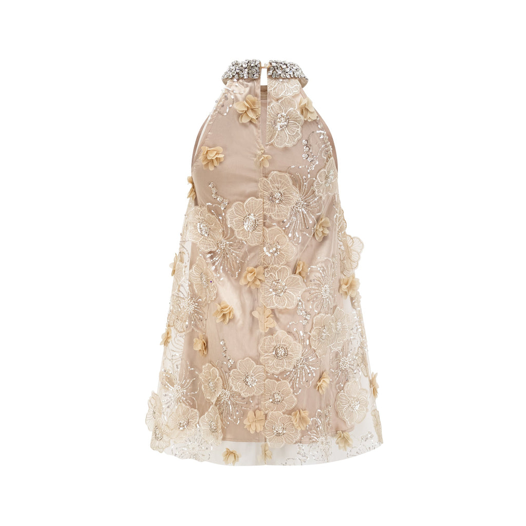 Liane çiçek mini elbise