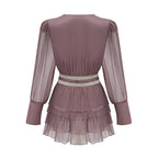 Ellica kristal mini elbise