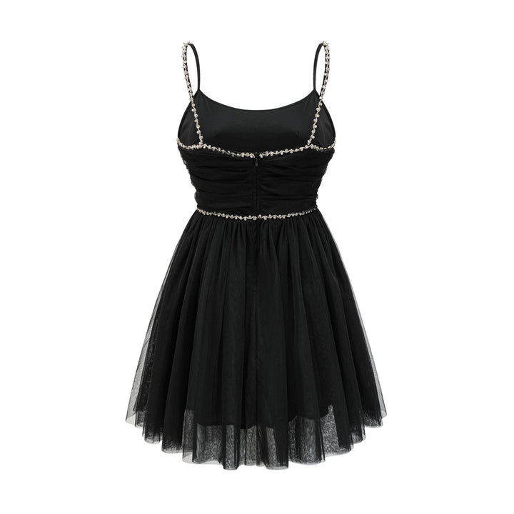 Catriona tül mini elbise