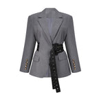 Thérèse kuşaklı blazer ceket
