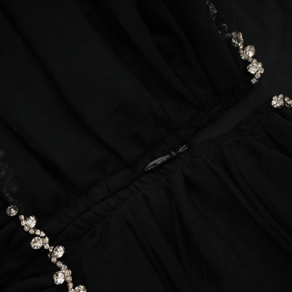 Catriona tül mini elbise