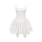 Lanetta saten mini elbise