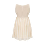 Roseline süslemeli mini elbise