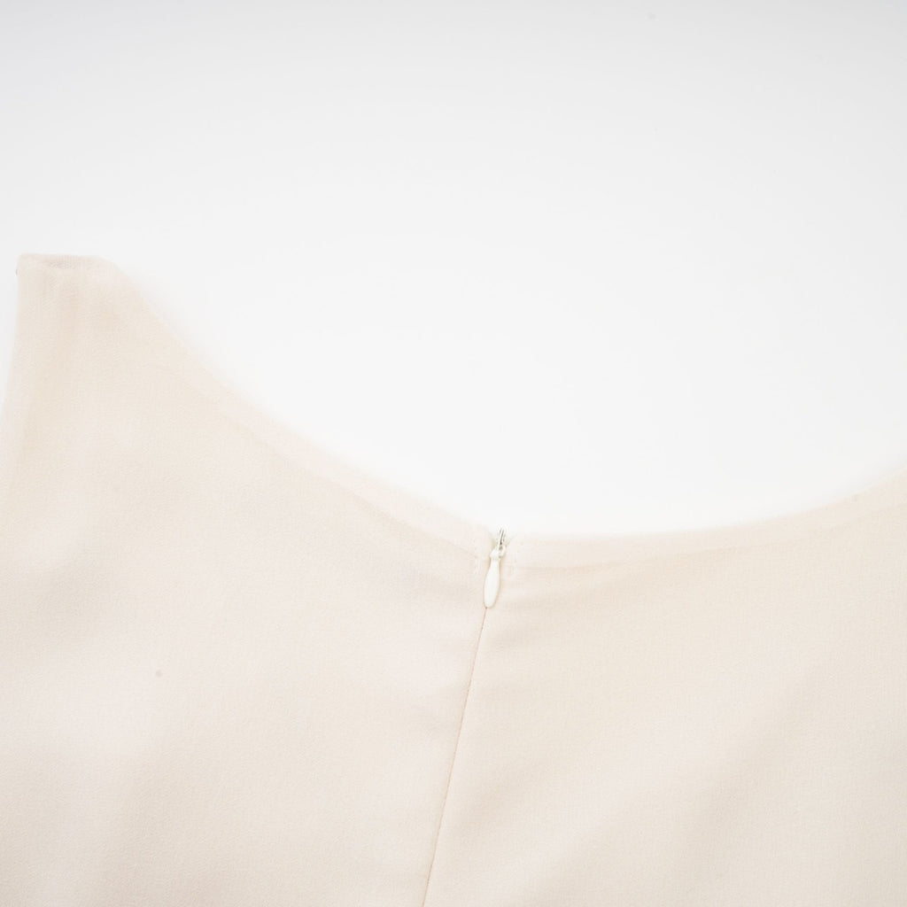 Roseline süslemeli mini elbise