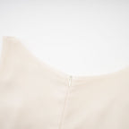 Roseline süslemeli mini elbise