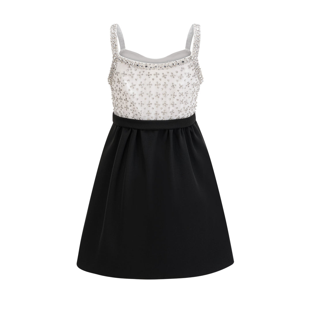 Parisa fiyonklu mini elbise