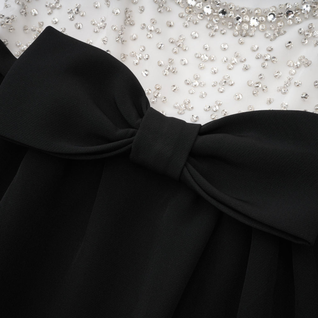 Parisa fiyonklu mini elbise