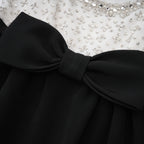 Parisa fiyonklu mini elbise