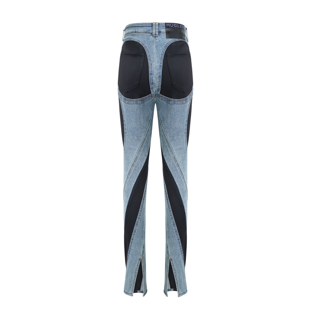 Noémie spiral dar kot pantolon