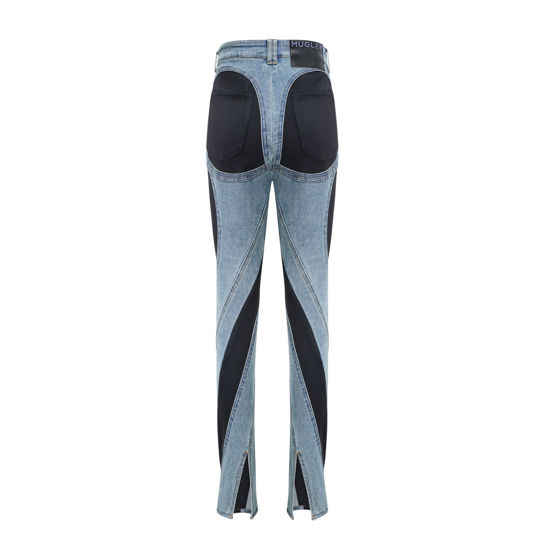 Noémie spiral dar kot pantolon