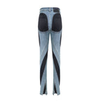 Noémie spiral dar kot pantolon