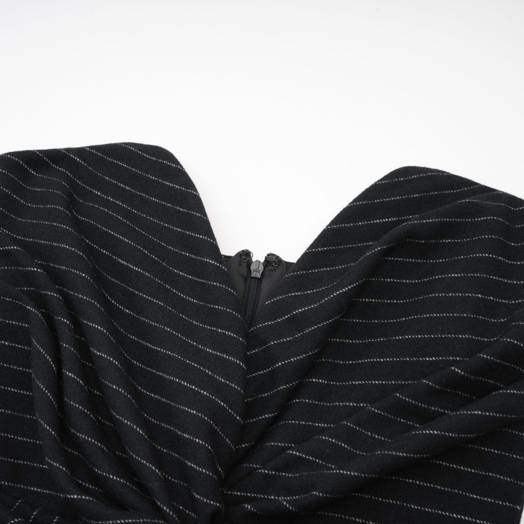 Sophie ince çizgili mini elbise