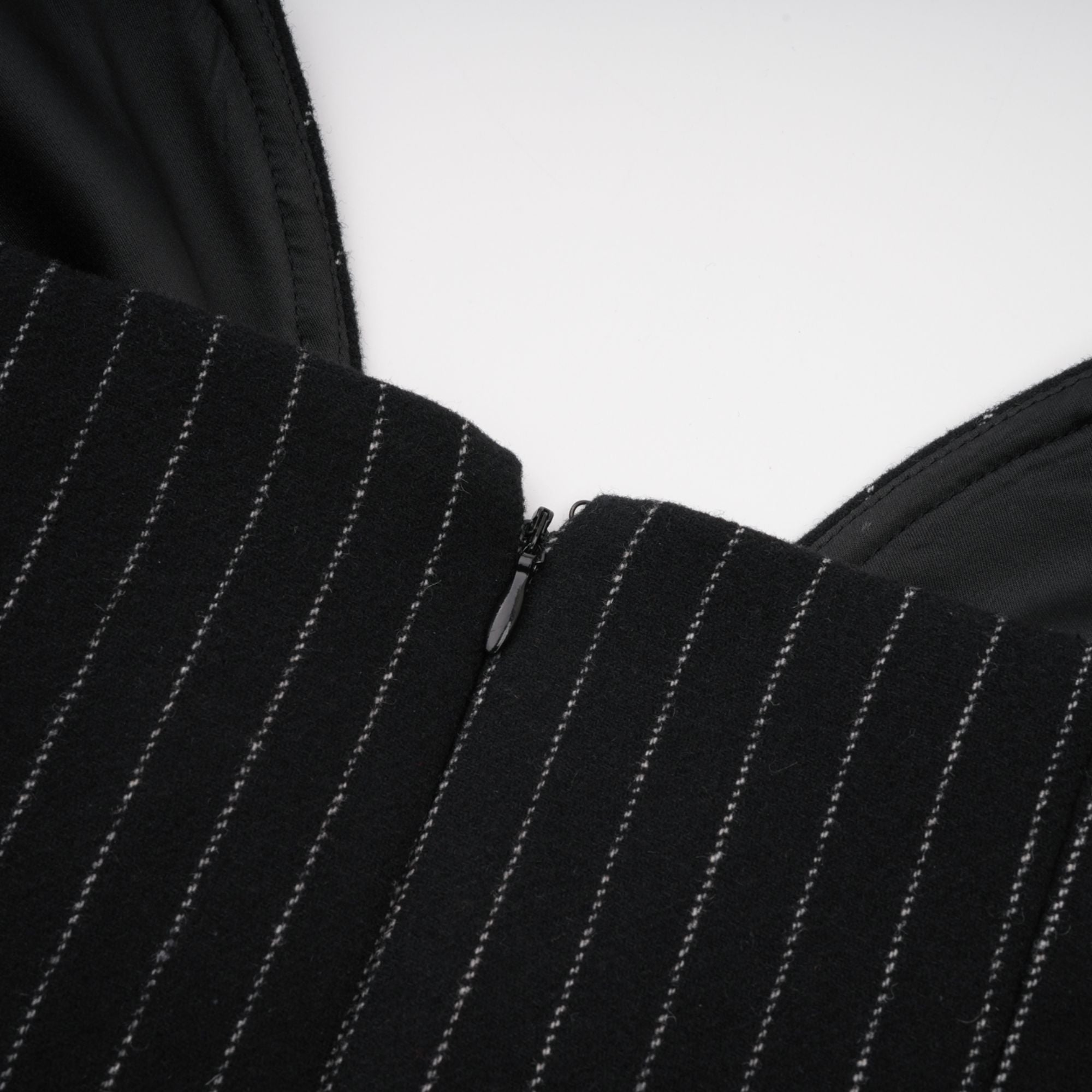 Sophie ince çizgili mini elbise