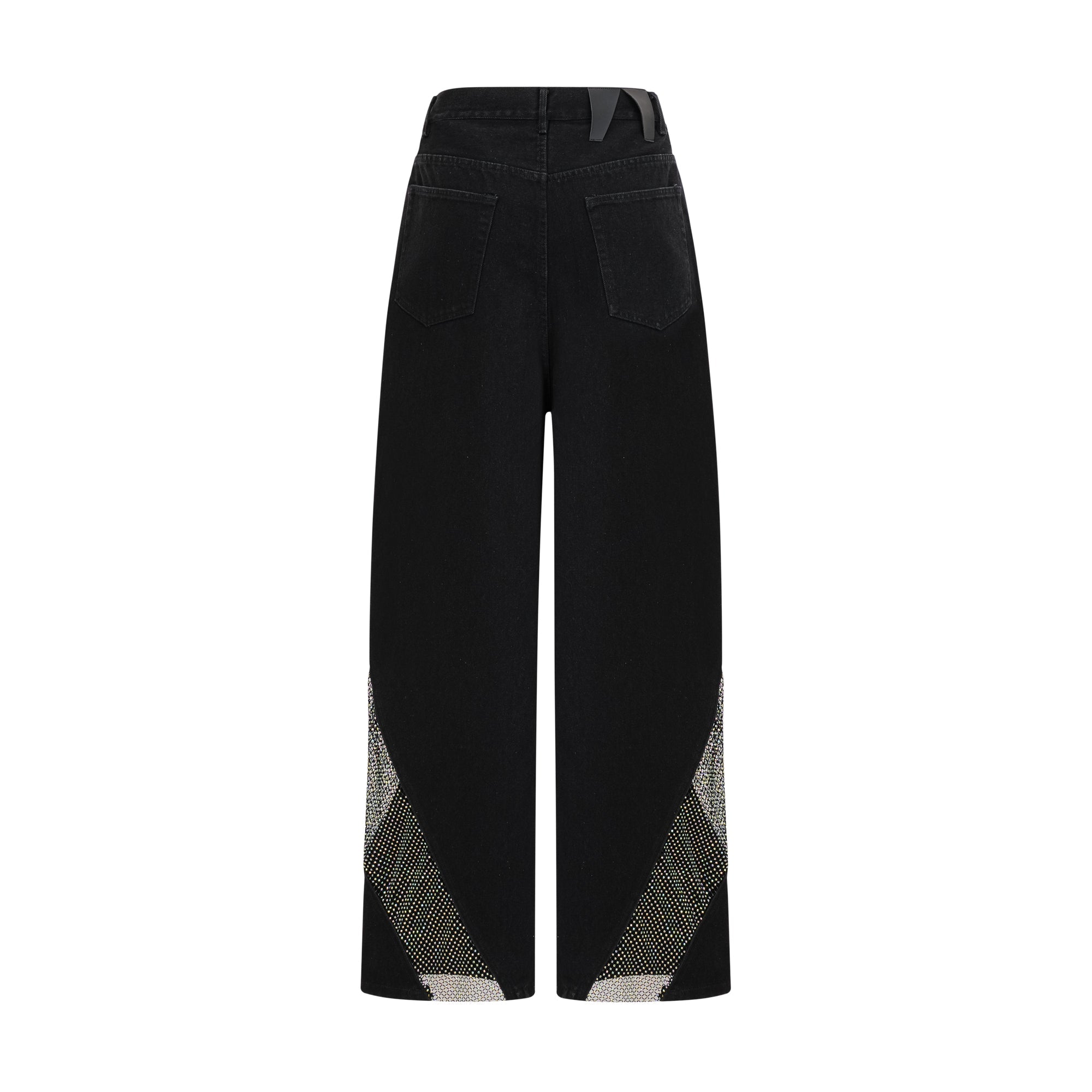 Thérèse geniş paça kot pantolon