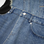 Lana denim mini elbise