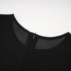 Lana denim mini elbise