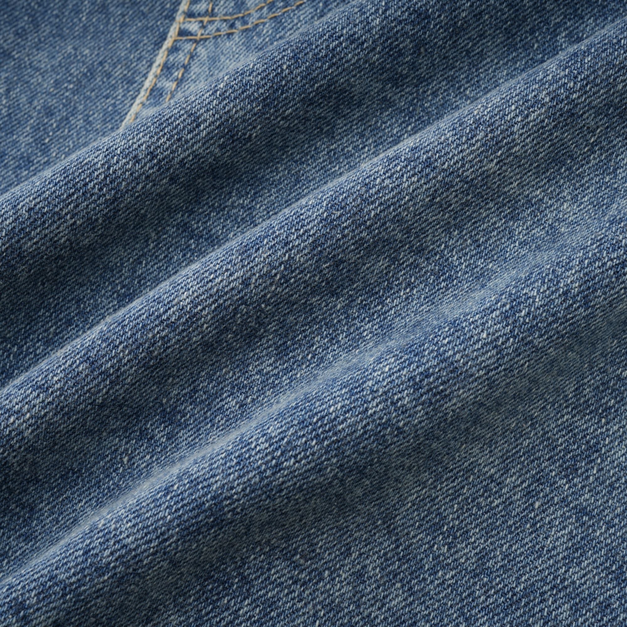 Lana denim mini elbise