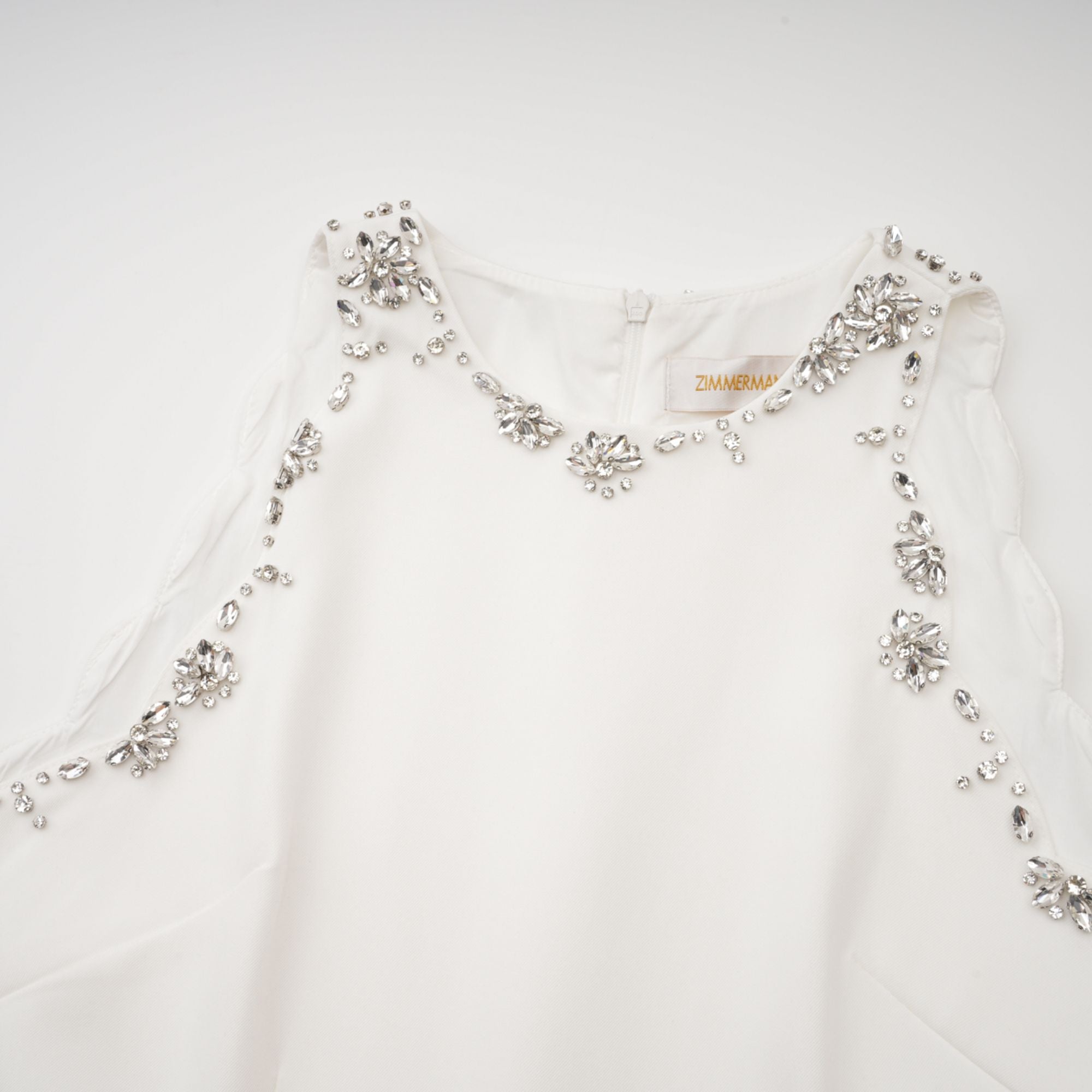 Rosmina fiyonk detaylı mini elbise