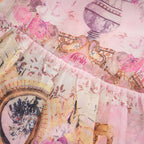 Camille desenli mini elbise